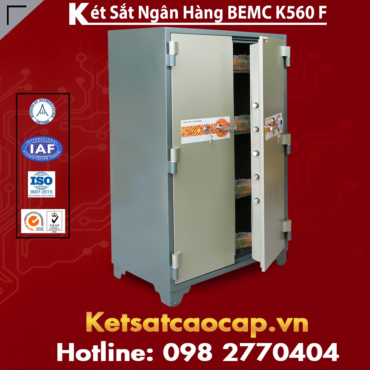 Két Sắt Vân Tay Bank Safe BEMC K560 F Những Điều Cần Tránh Khi Mua Két