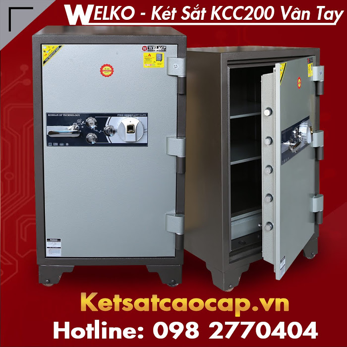 Két Sắt Vân Tay Hàn Quốc KCC200 Fire Resistant Safes
