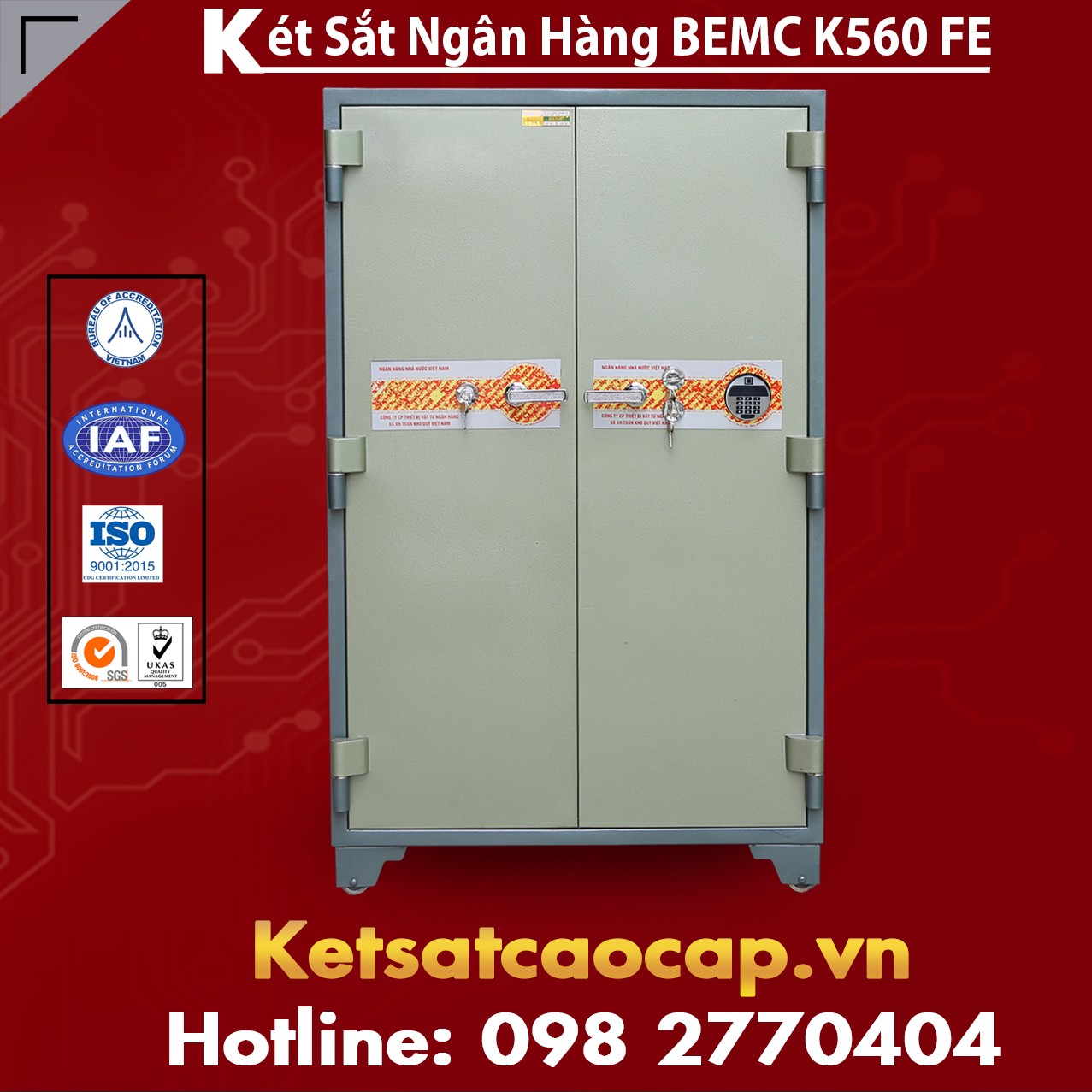 két sắt mini vân tay Hà Nội