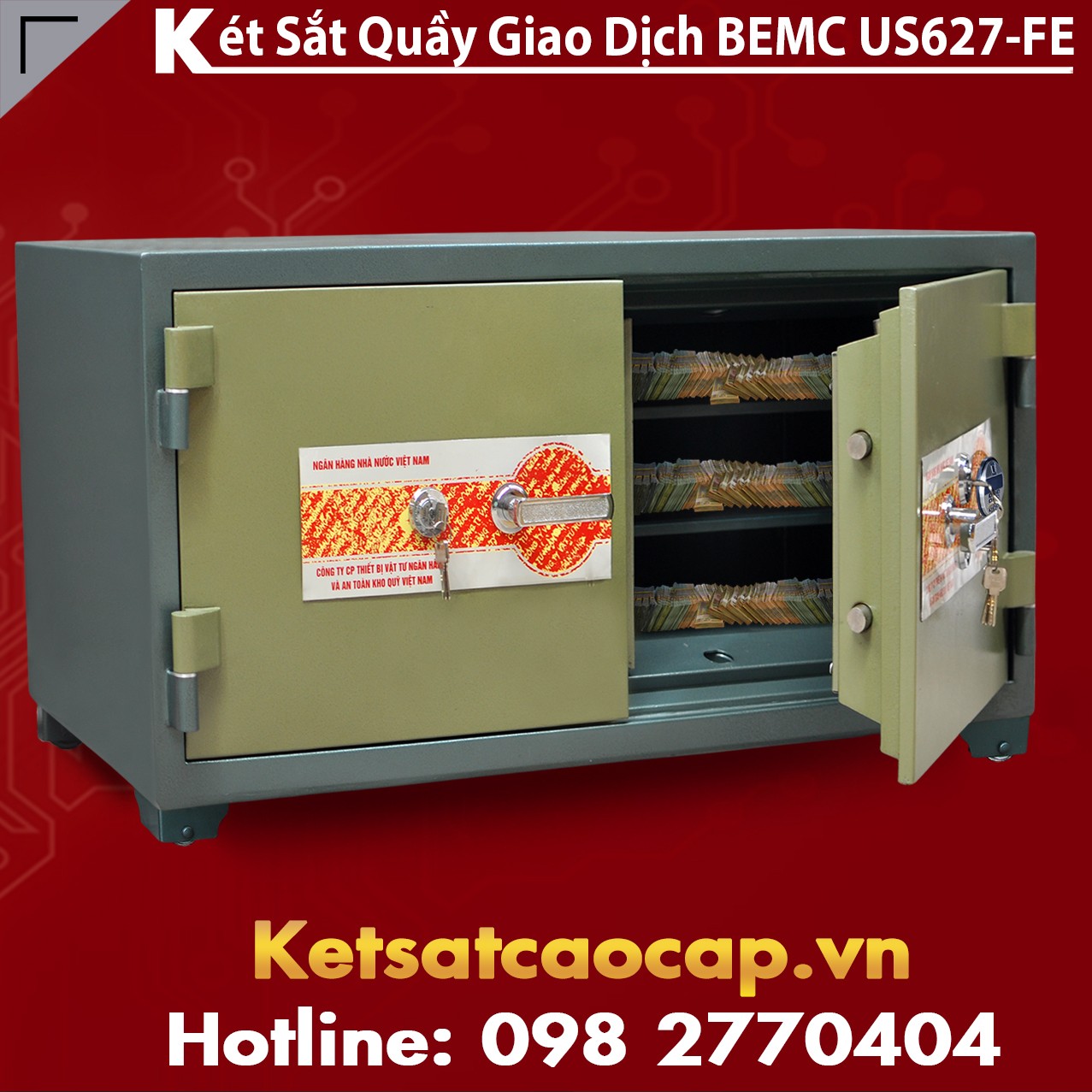 két sắt khách sạn vân tay Hà Nội  Uy tín