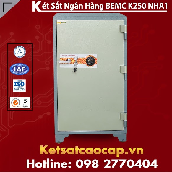 Két Sắt Ngân Hàng BEMC K250 NHA1 Hãng Két Sắt Uy Tín Cao Cấp Hàng Đầu