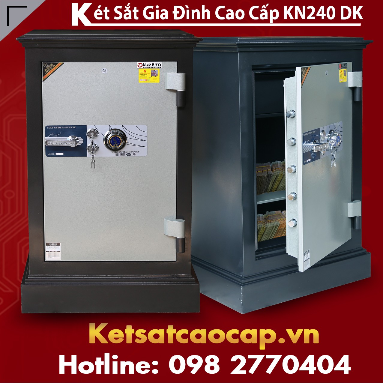 tư vấn chọn mua két sắt mini Fireproof Safes 1