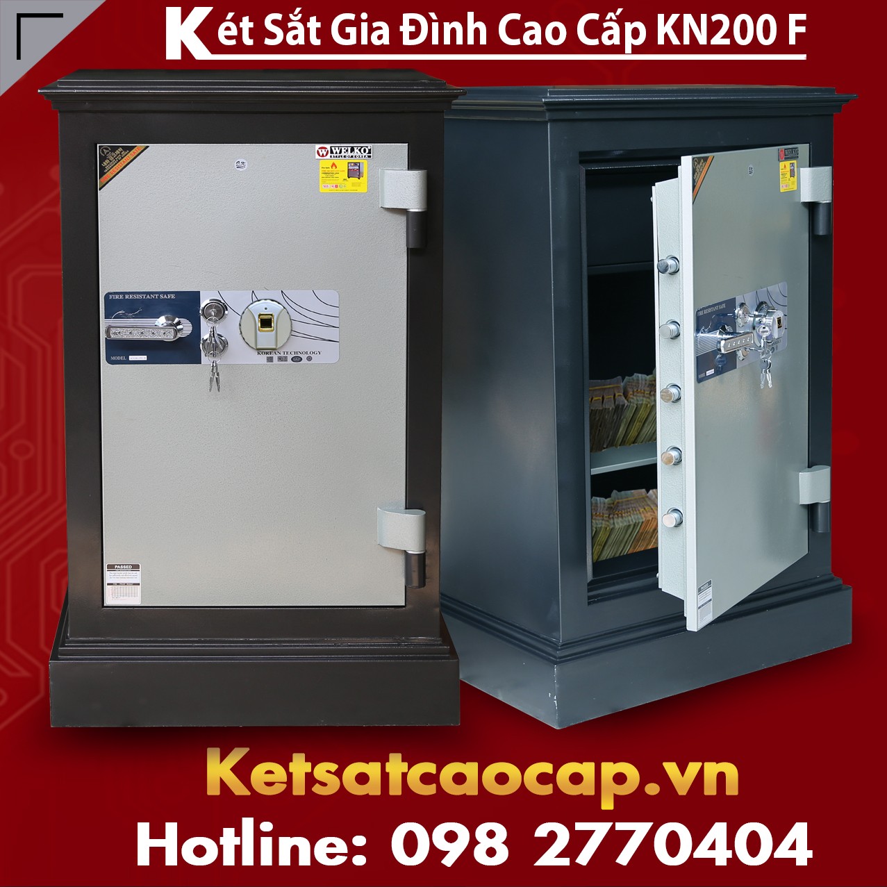 mua két sắt quận 6 - két sắt Fireproof Safes