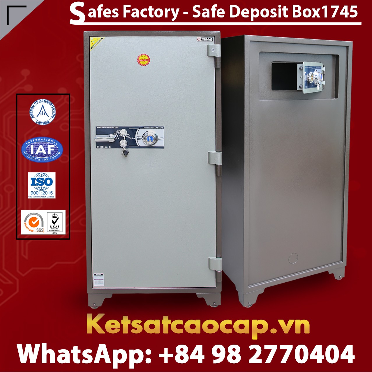 Bank Deposit Safes LX1745 Newest Design Secure For Bank
