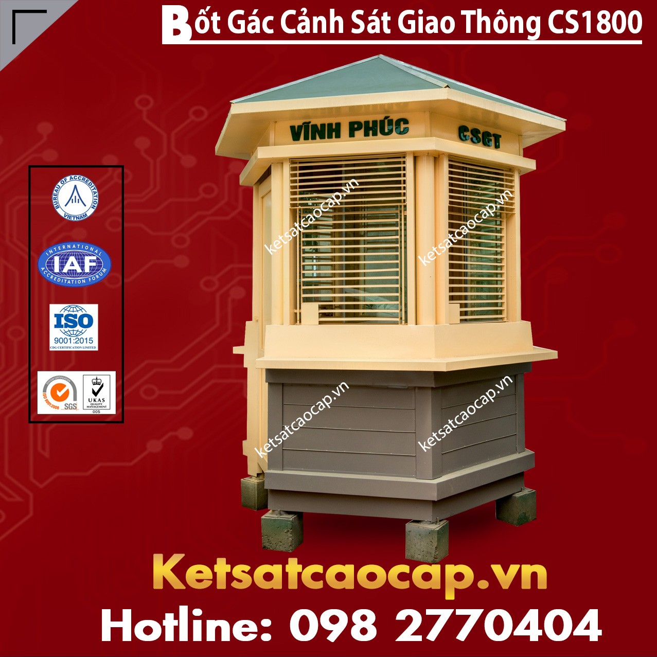 Bốt Gác Điều Khiển Giao Thông CS1800