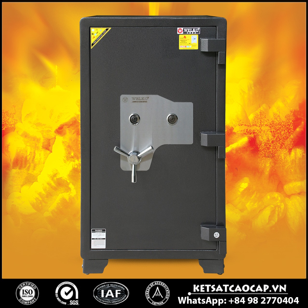Công Ty Xuất Khẩu Két Sắt NSA 1080 KEY Black