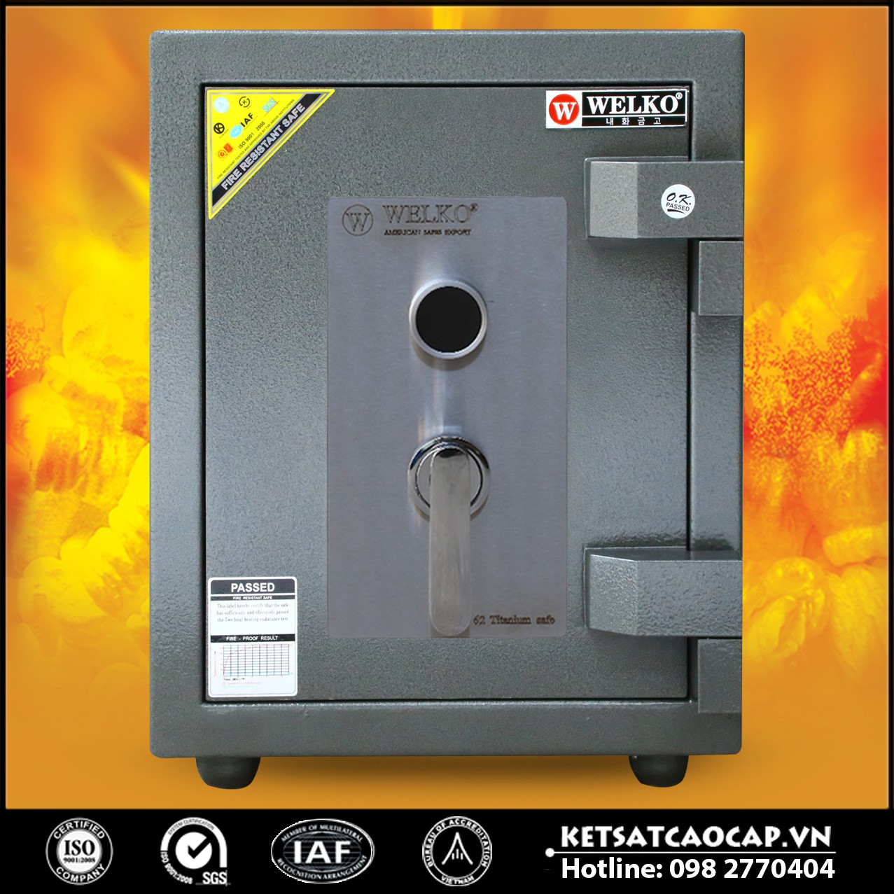 Công Ty Xuất Khẩu Két Sắt NSA 620 KEY Black