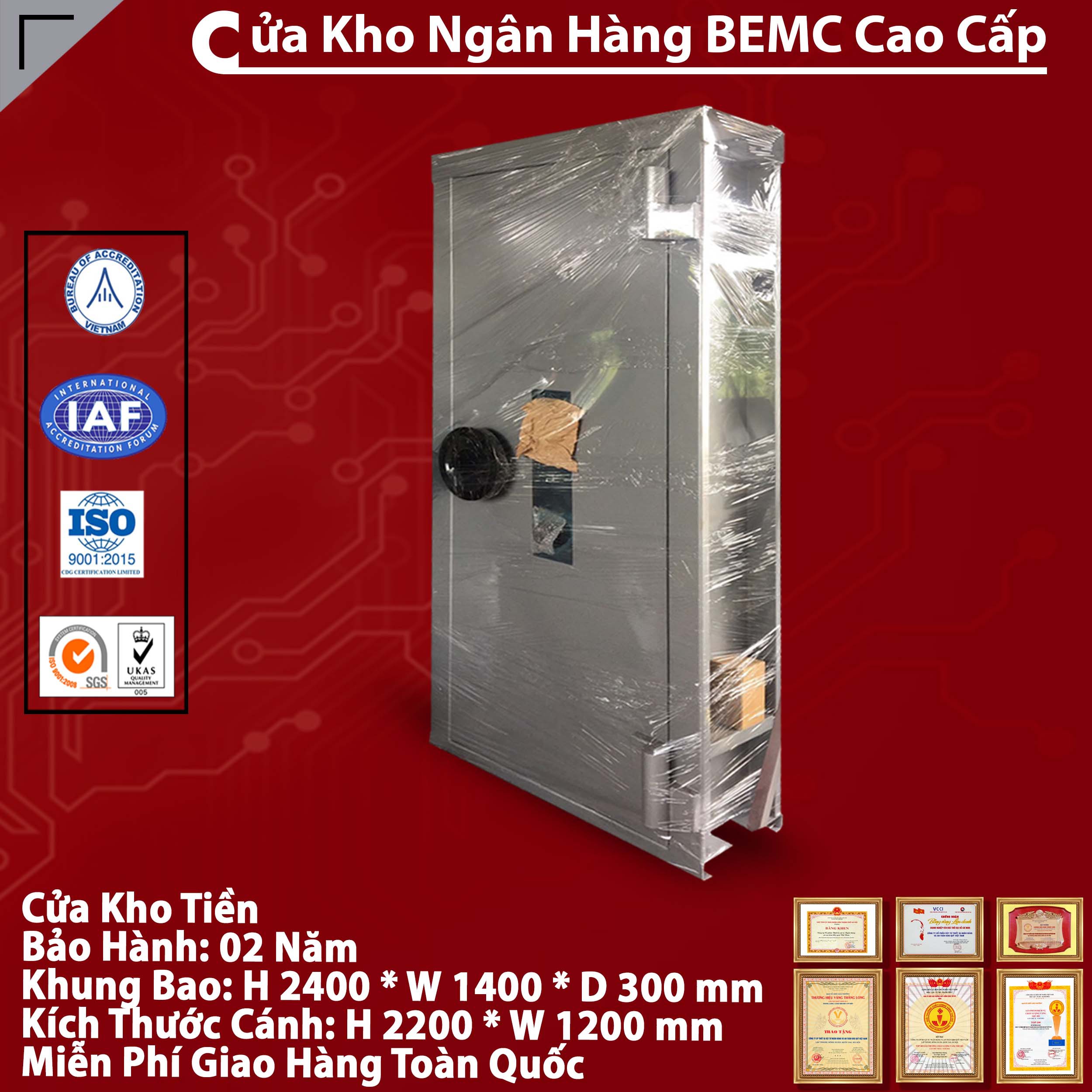 Cửa Kho Tiền Ngân Hàng VD2200