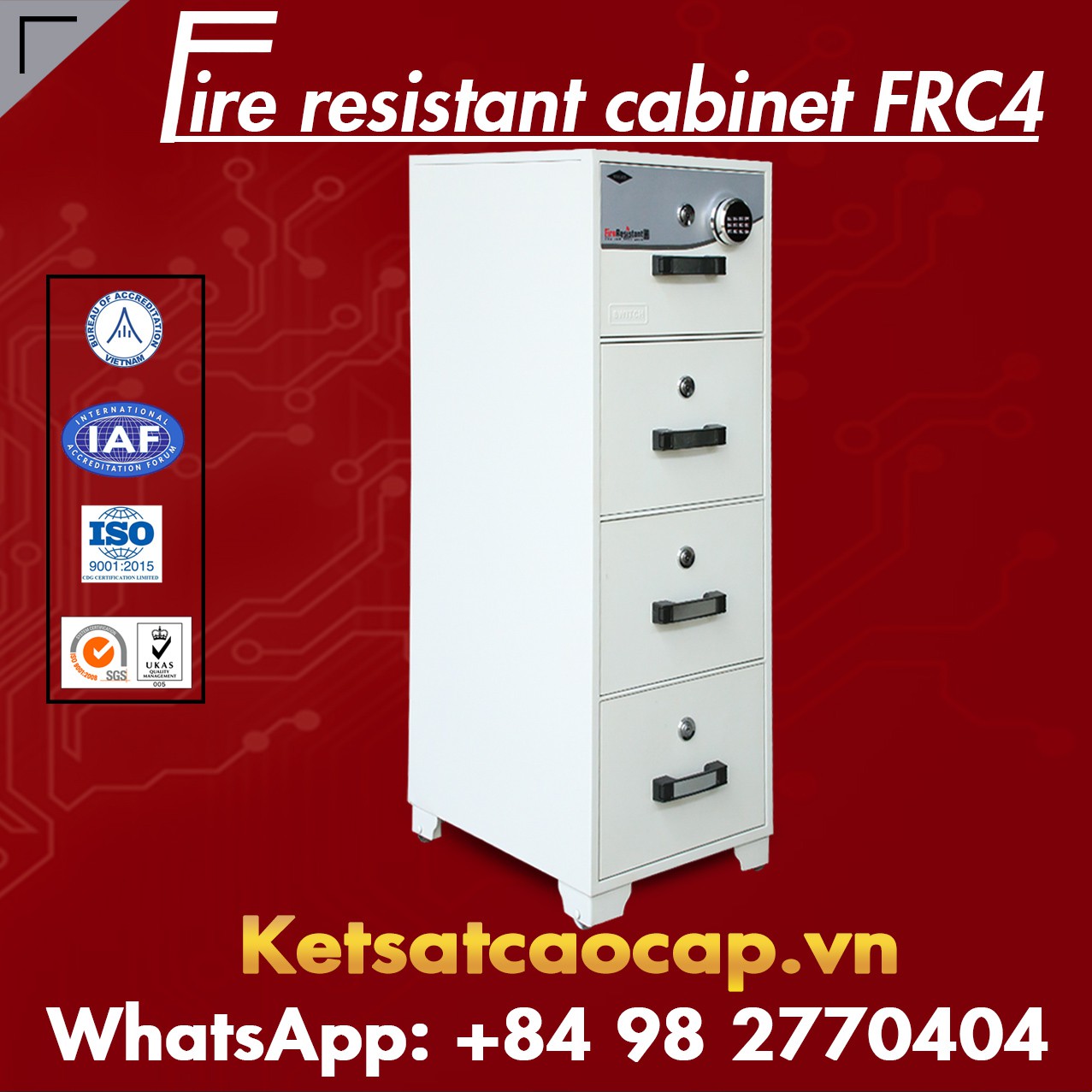 Tủ Sắt Chống Cháy FRC4