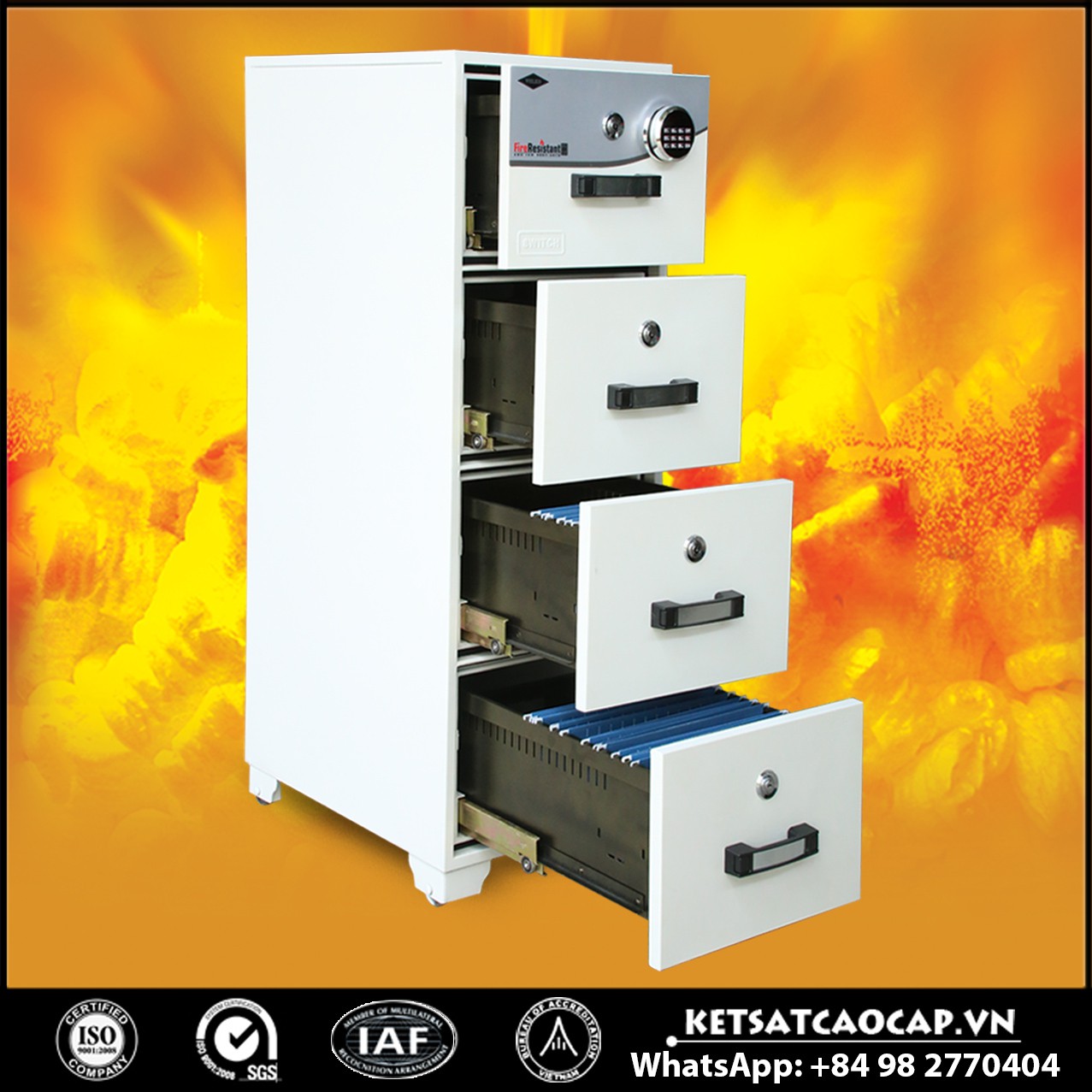 Tủ Sắt Chống Cháy Xuất Khẩu