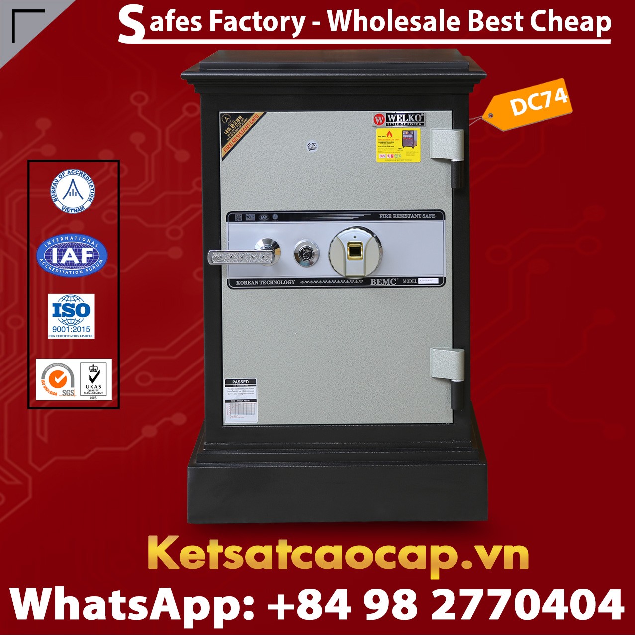 DC74 F Fingerprint Home Safes For Worldwide Wholesalers