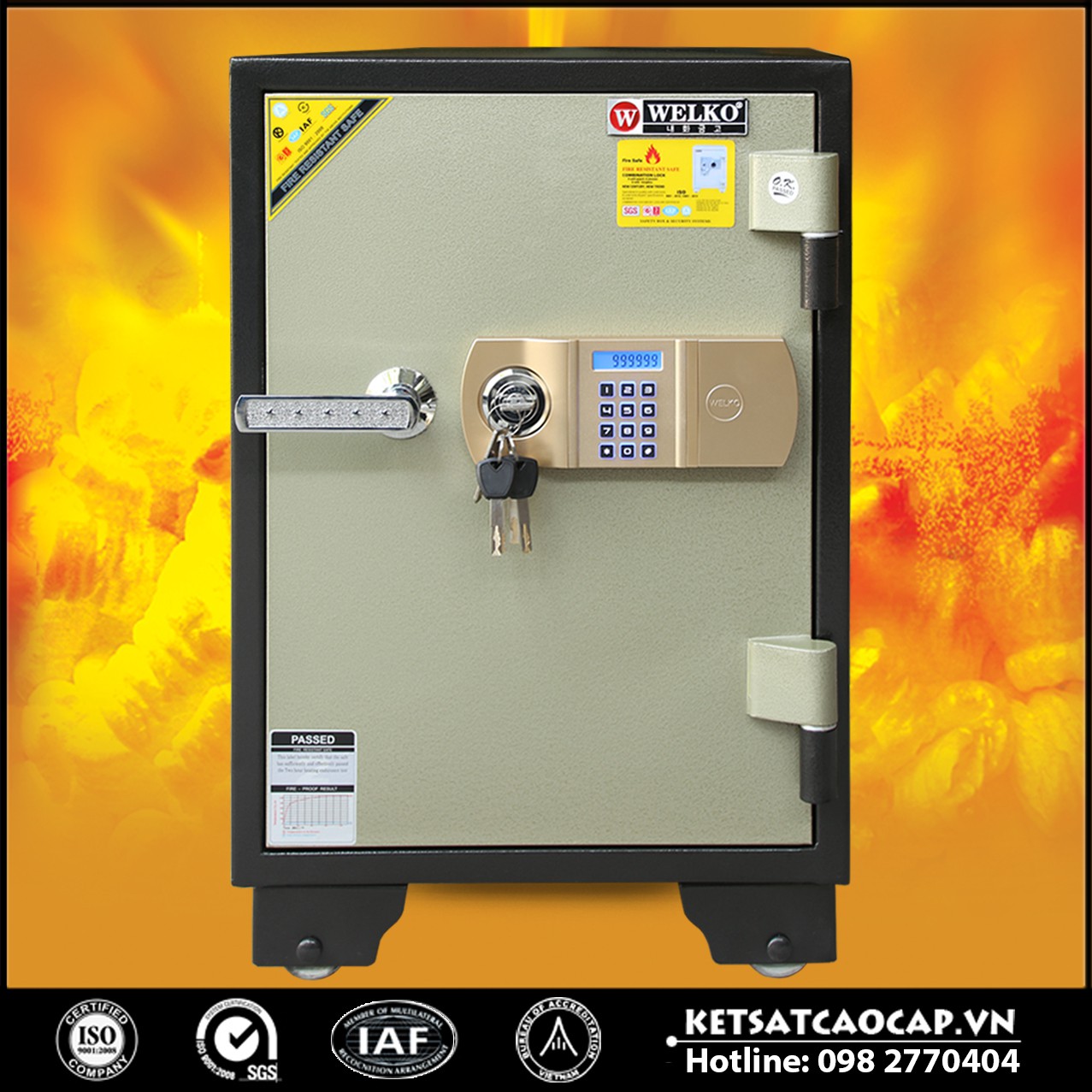 Két Sắt Phong Thuỷ LX700 - E Gold