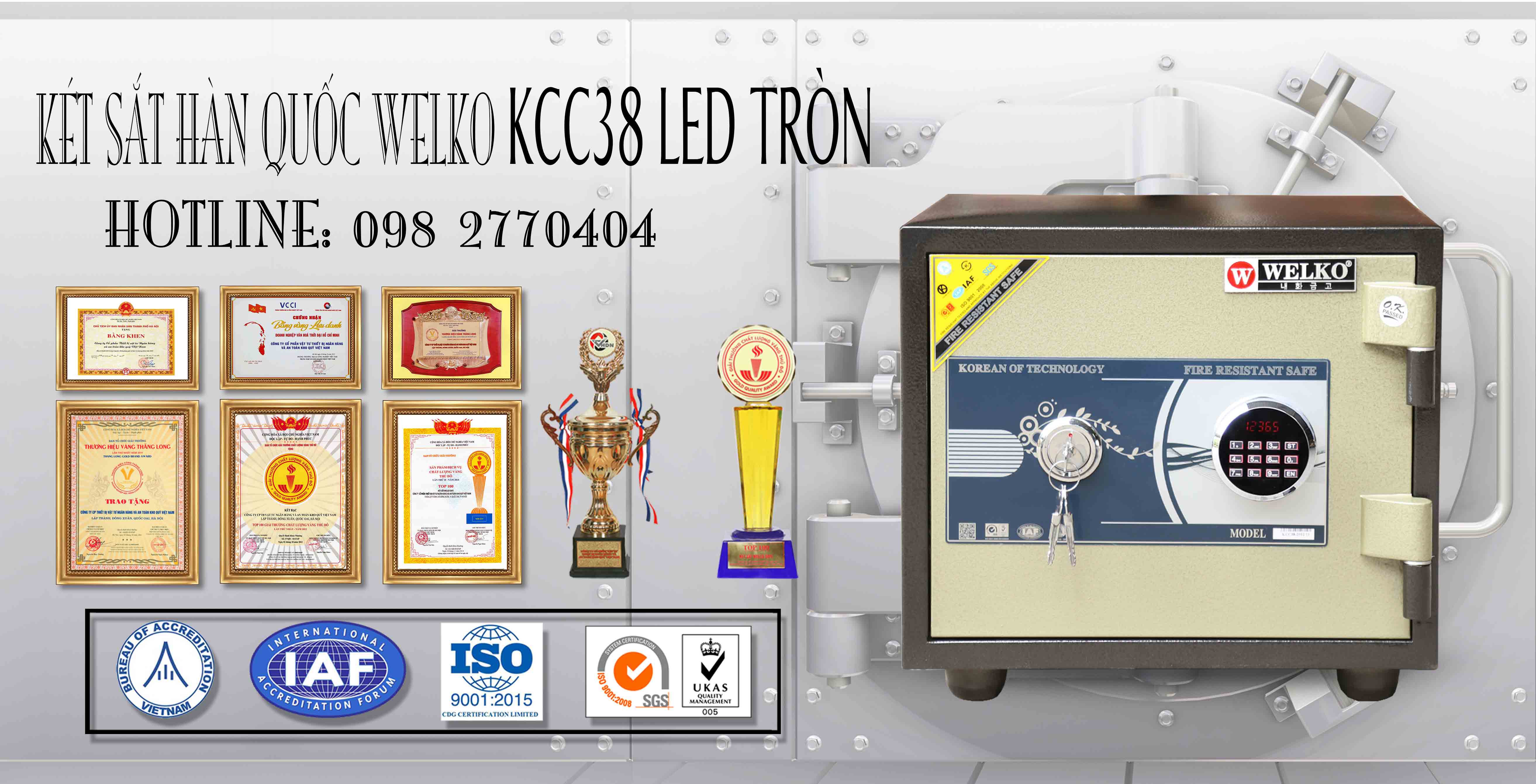Két Sắt Siêu Thị WELKO Chống Cháy, Chống Va Đập