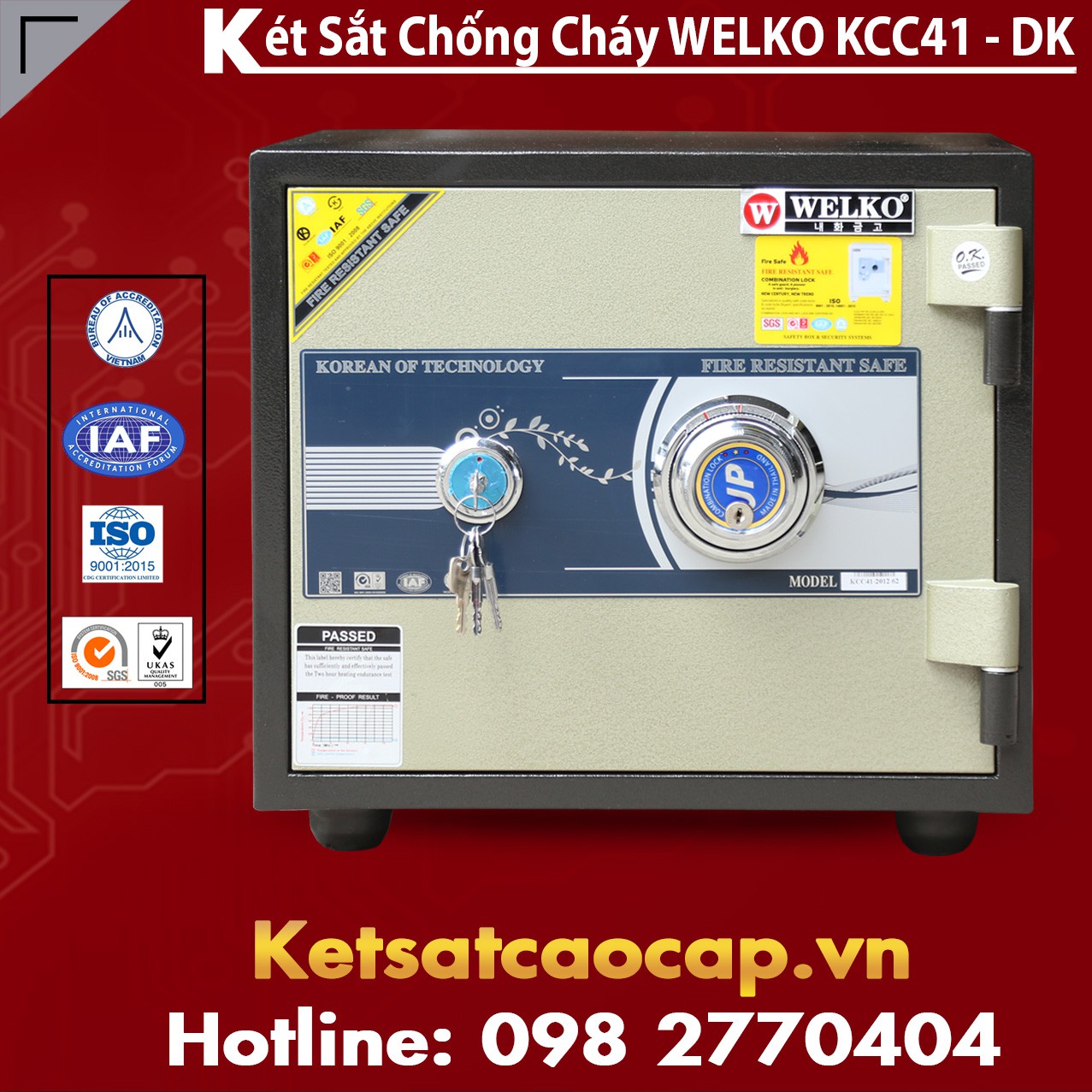 Két Sắt Chống Đập KCC41 - DK