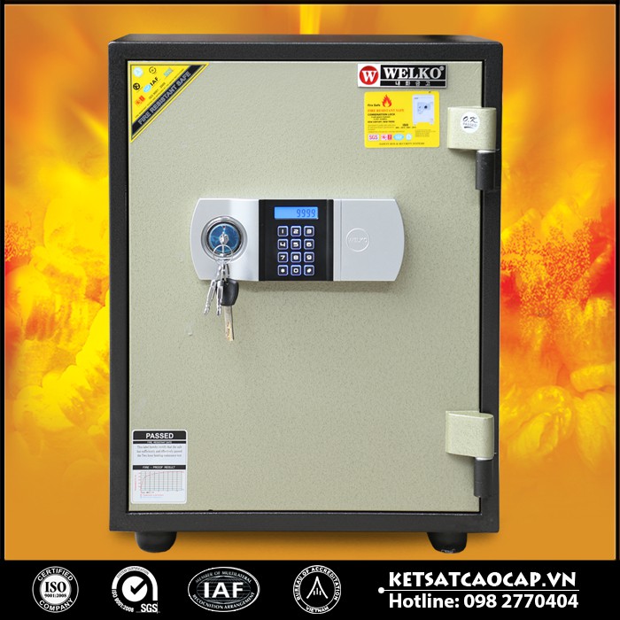 Két Sắt Xuất Khẩu Chính Hãng LX570 - E Silver 1