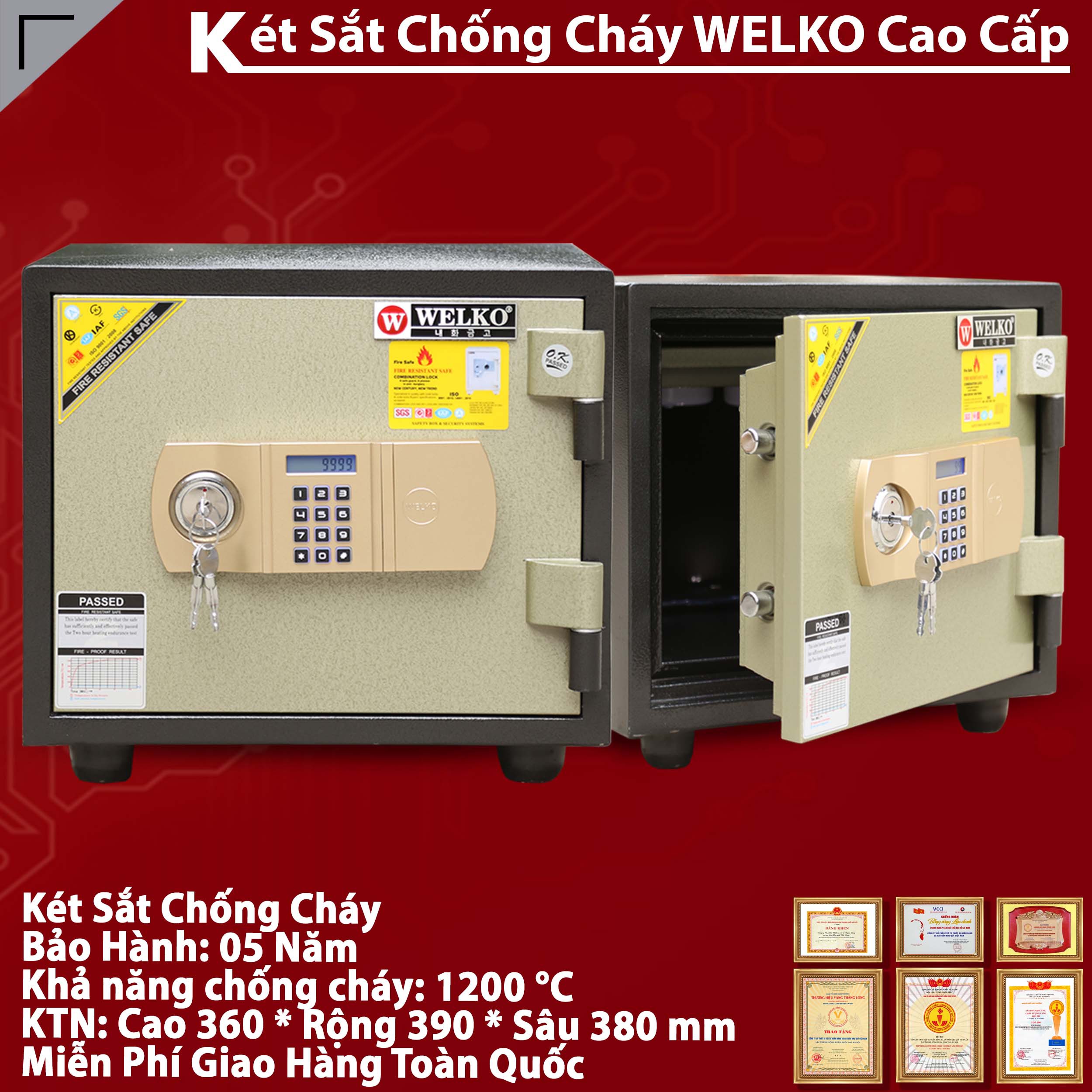 Két Sắt Chống Cháy