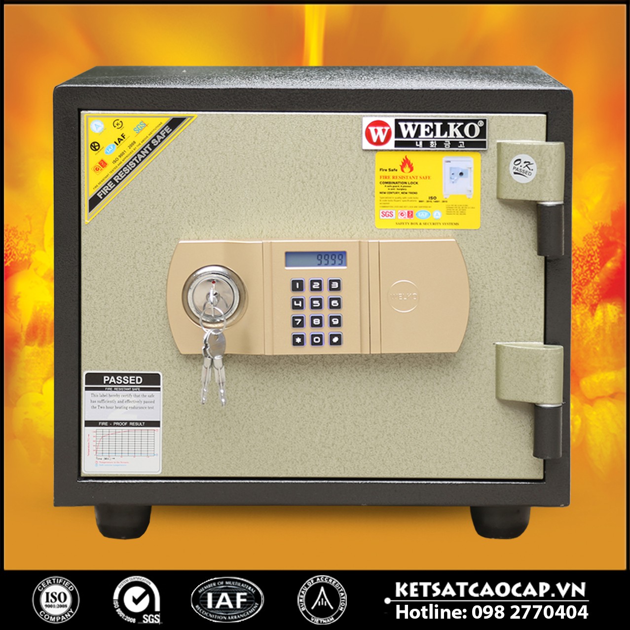 Két Sắt Phong Thuỷ LX360 - E Gold