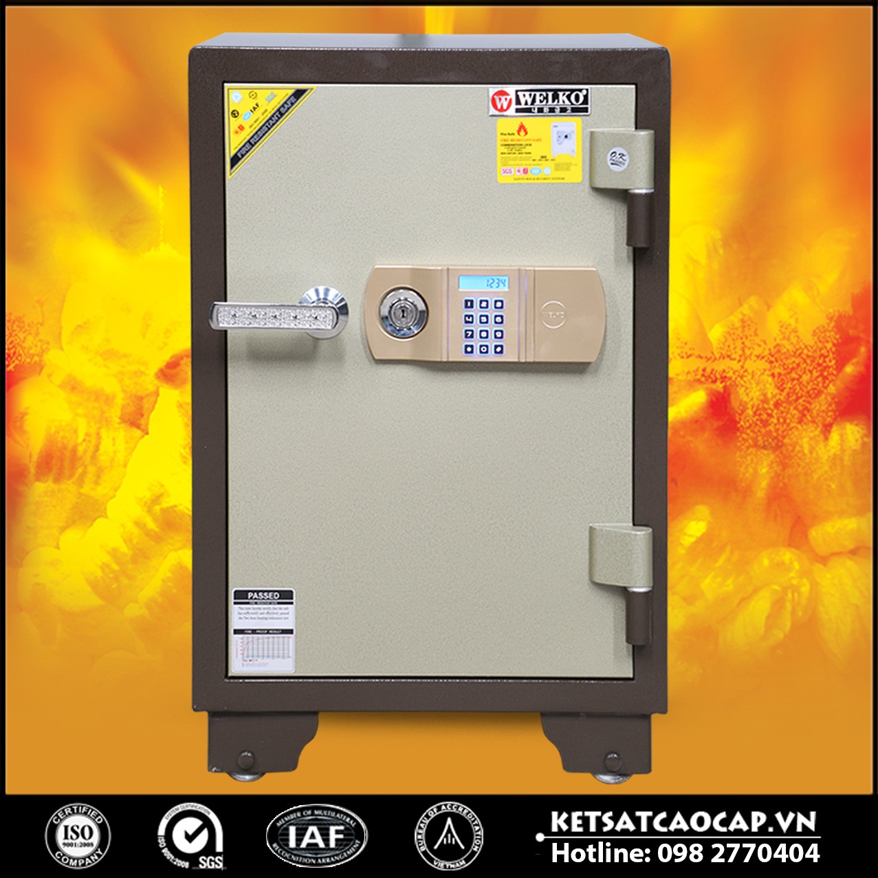 Két Sắt Thông Minh LX630 E - Brown