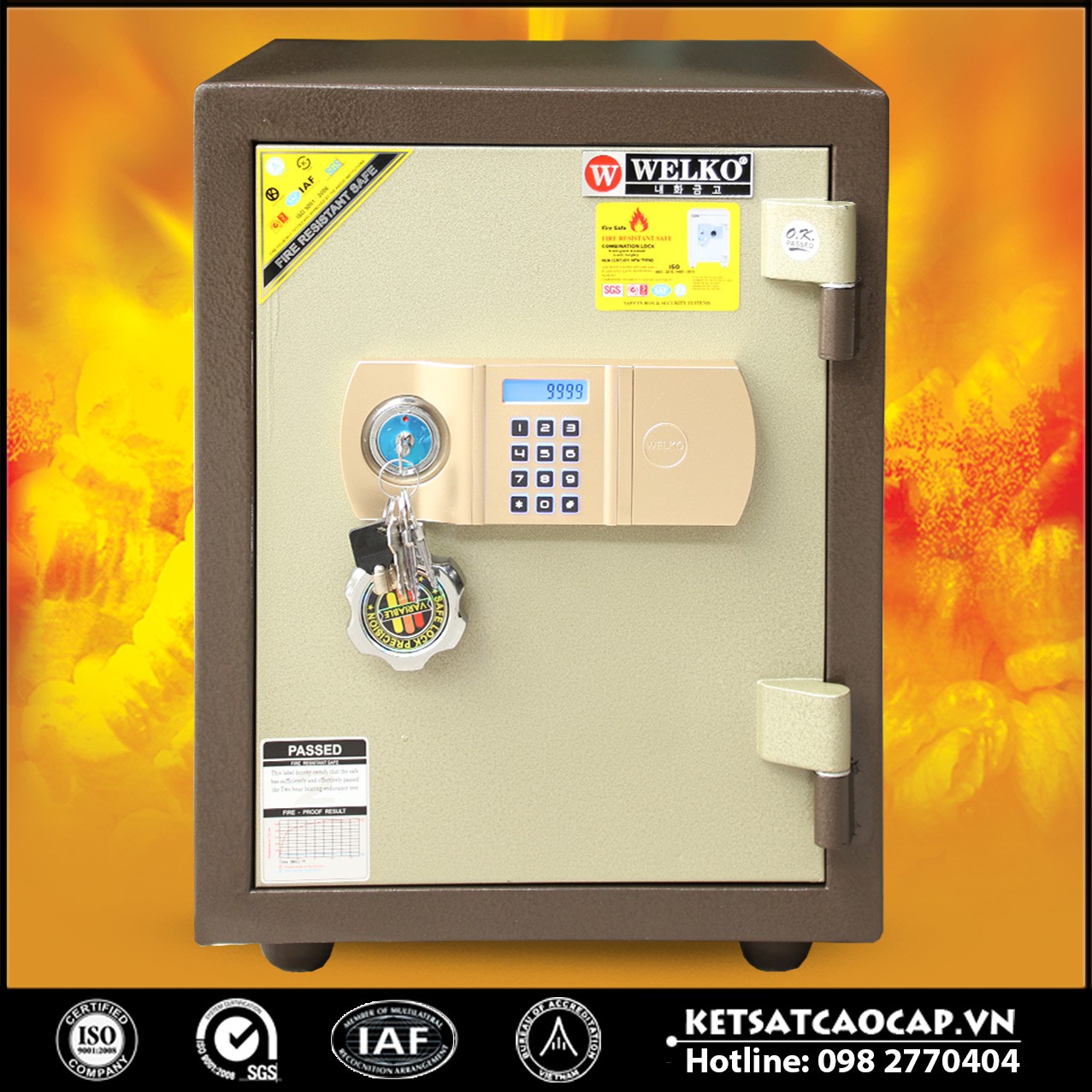 Két Sắt Thông Minh LX500 E - Brown