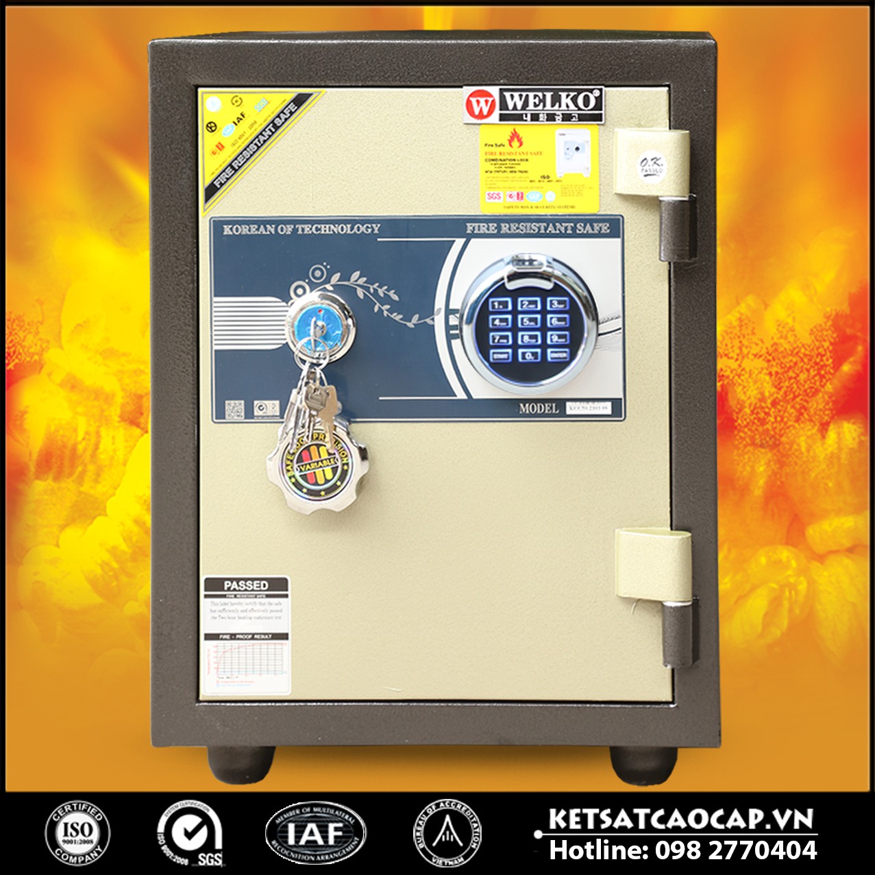 Két Sắt Chống Cháy LX500 - FE