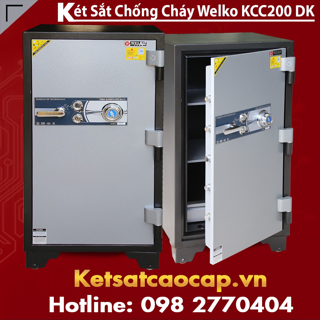 Két Sắt Nhật Bản WELKO KCC200 DK