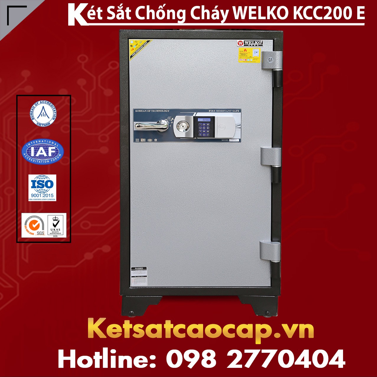 nơi mua két sắt điện tử welkosafe cho gia đình ở hcm