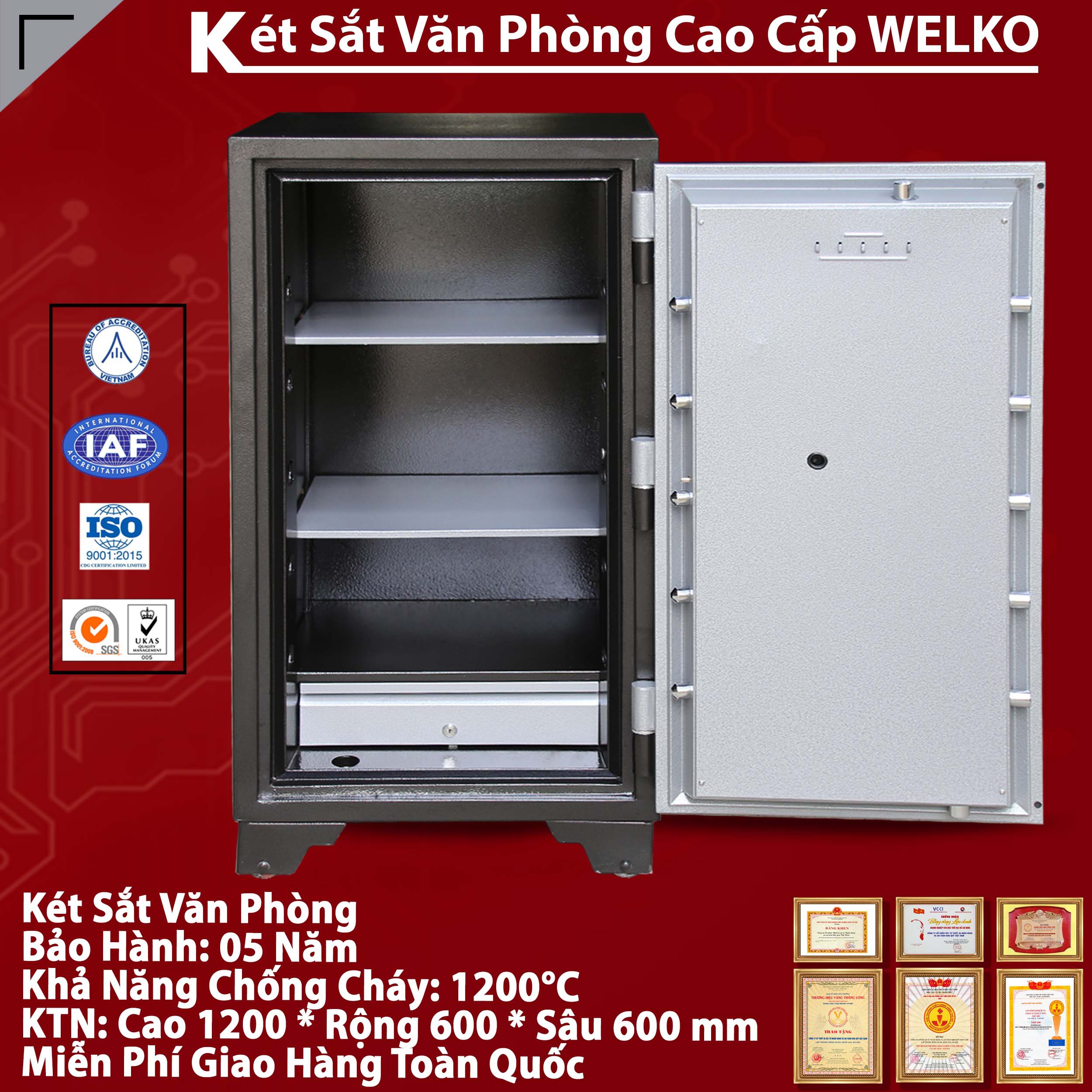Két Sắt Chống Cháy