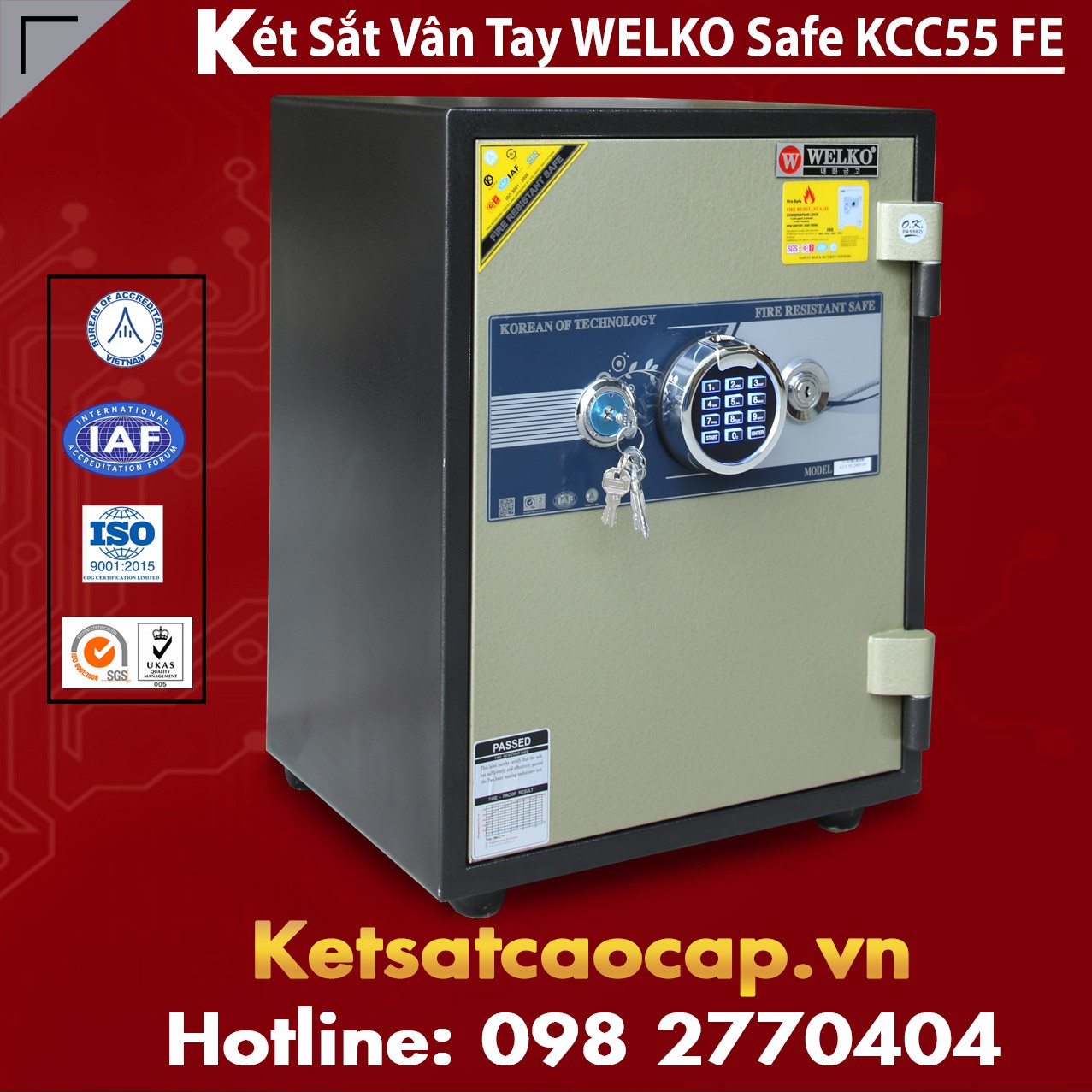 Ket Sat Van Tay WELKO KCC55 FE