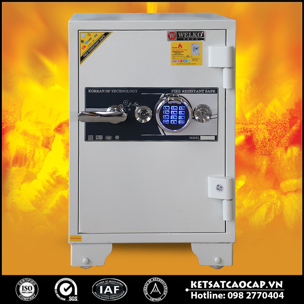 Két Sắt Tổng Thống LX820 FE - White