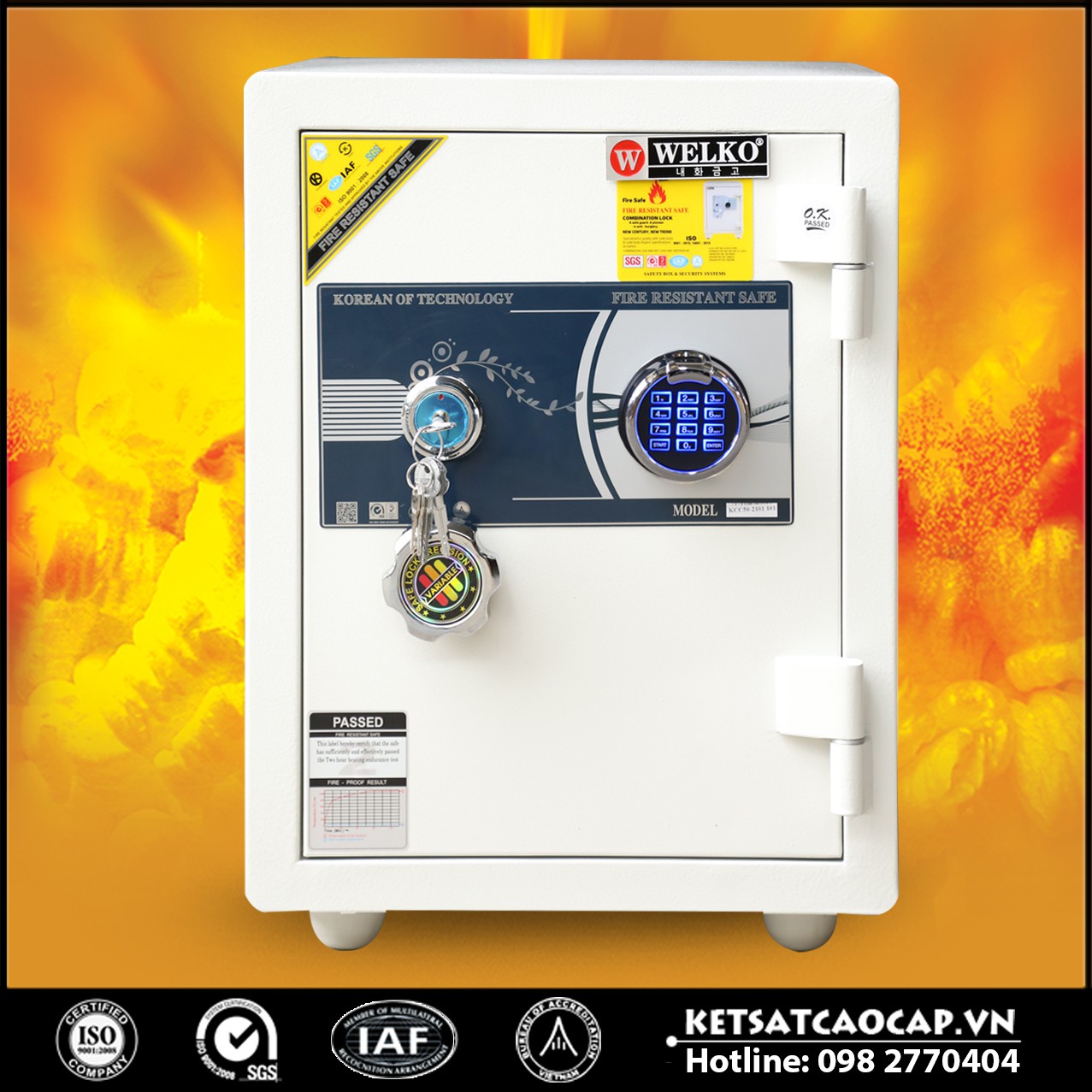 Két Sắt Tổng Thống LX500 FE - White