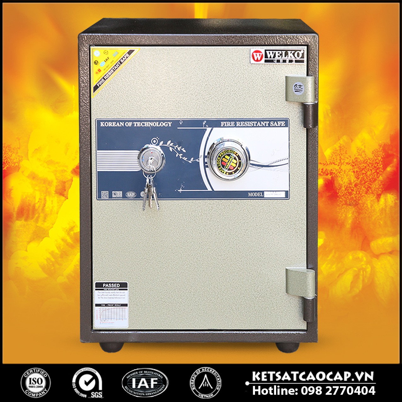 Két Sắt Mini Hàn Quốc LX570 - KC