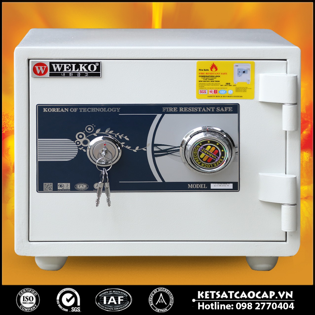 Xưởng Sản Xuất Két Sắt LX360 White - KC