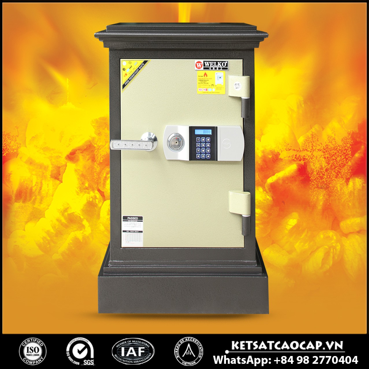 Két Bạc Văn Phòng X920 - E Gold Black