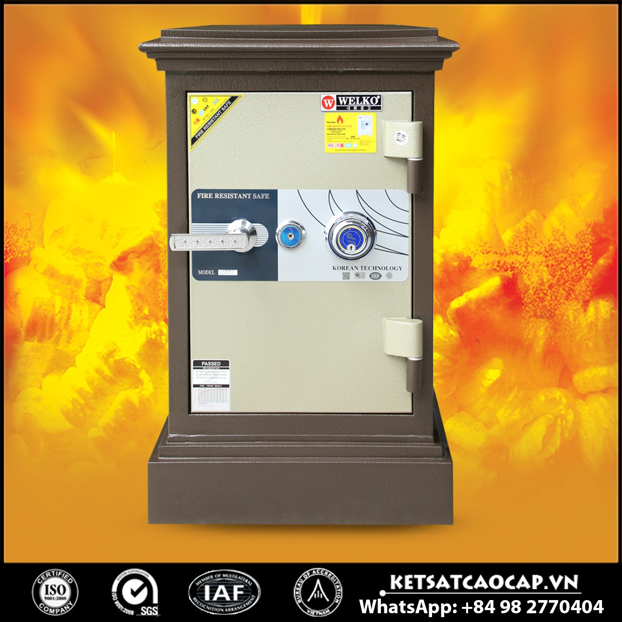 Két Sắt Quận 1 X740 - DK Brown