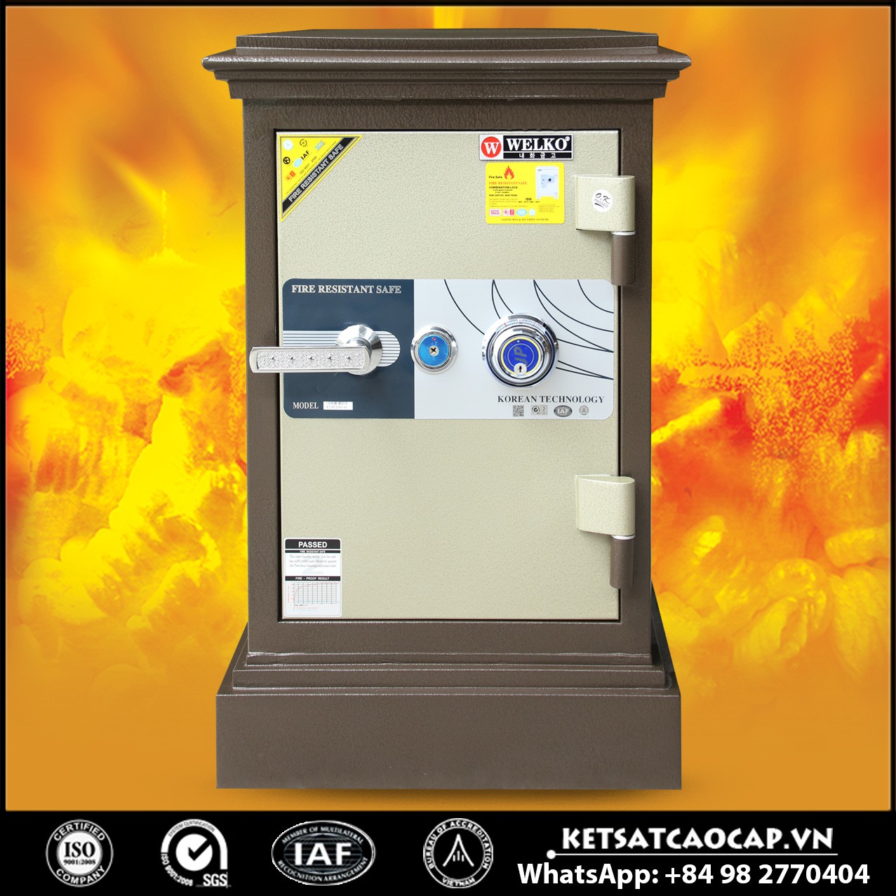 Két Sắt Quận 1 X920 - DK Brown