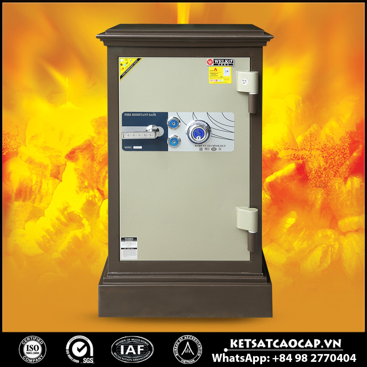 Két Sắt Nhập Khẩu Mỹ WELKO X1000 - DK