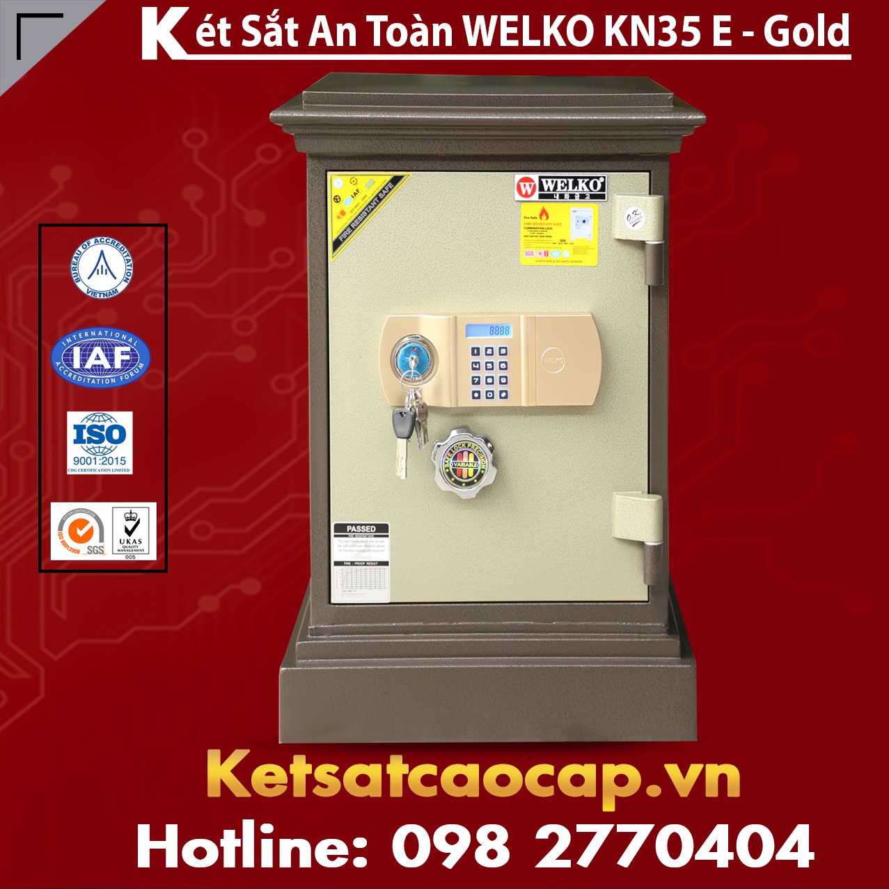 Hệ Thống Cửa Hàng Bán Két Sắt Công Ty Văn Phòng WELKO