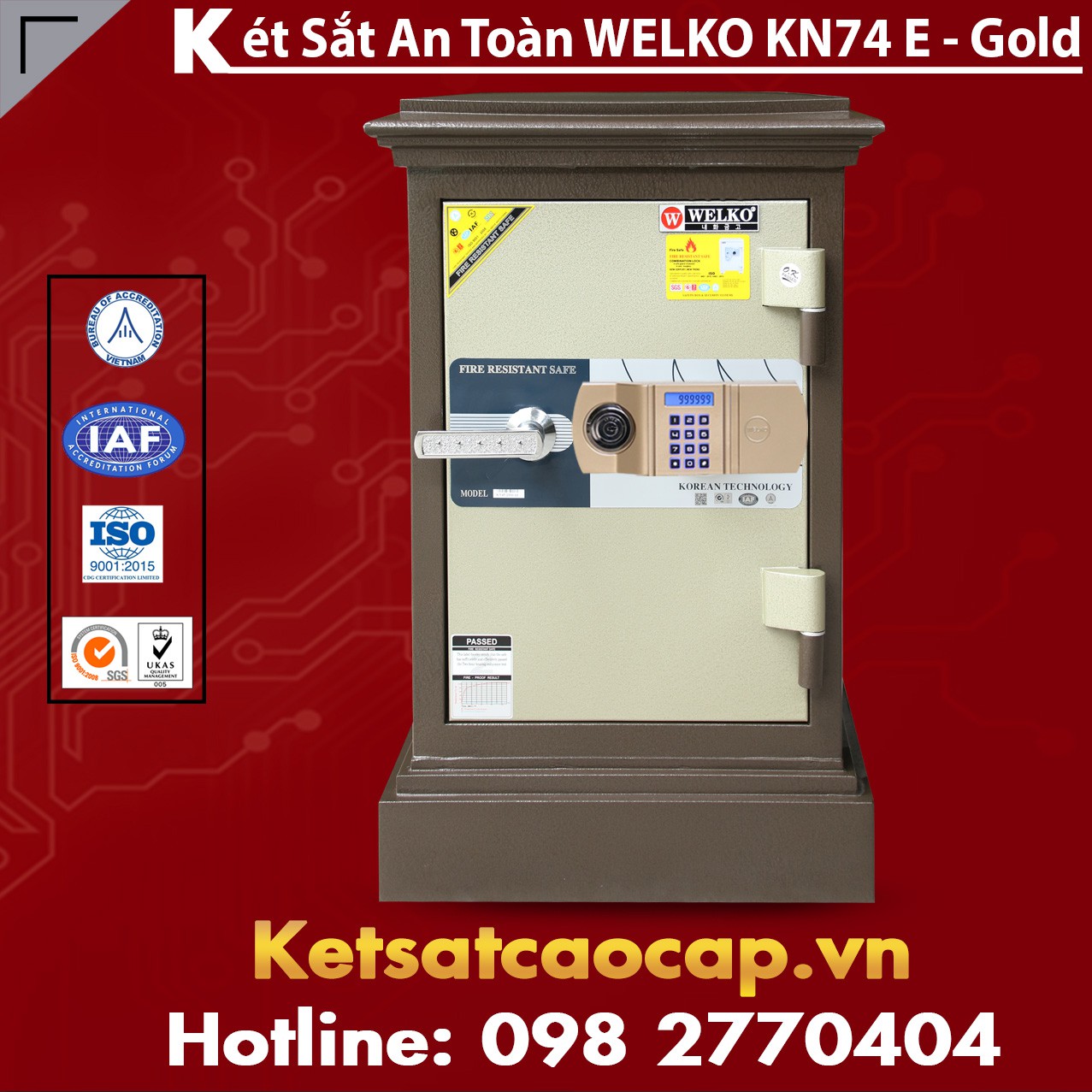 Địa Chỉ Bán Két Sắt Công Ty Văn Phòng WELKO