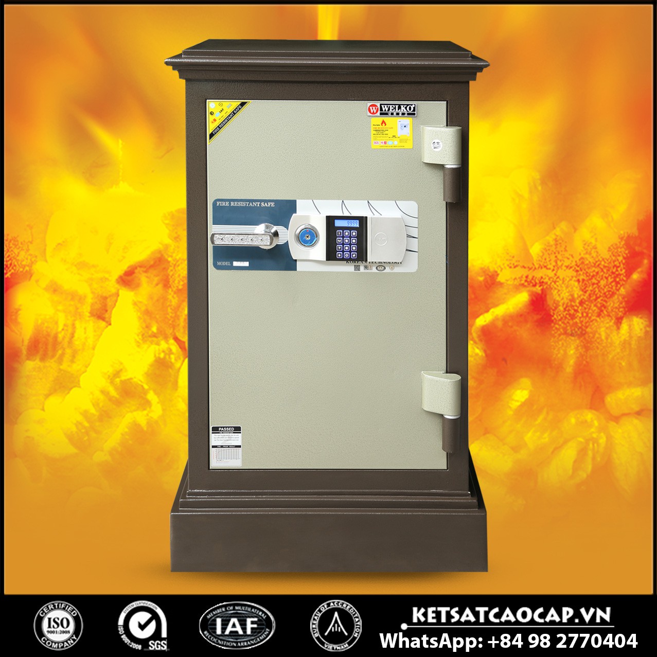 Két Sắt Cao Cấp WELKO X1000 - E Silver
