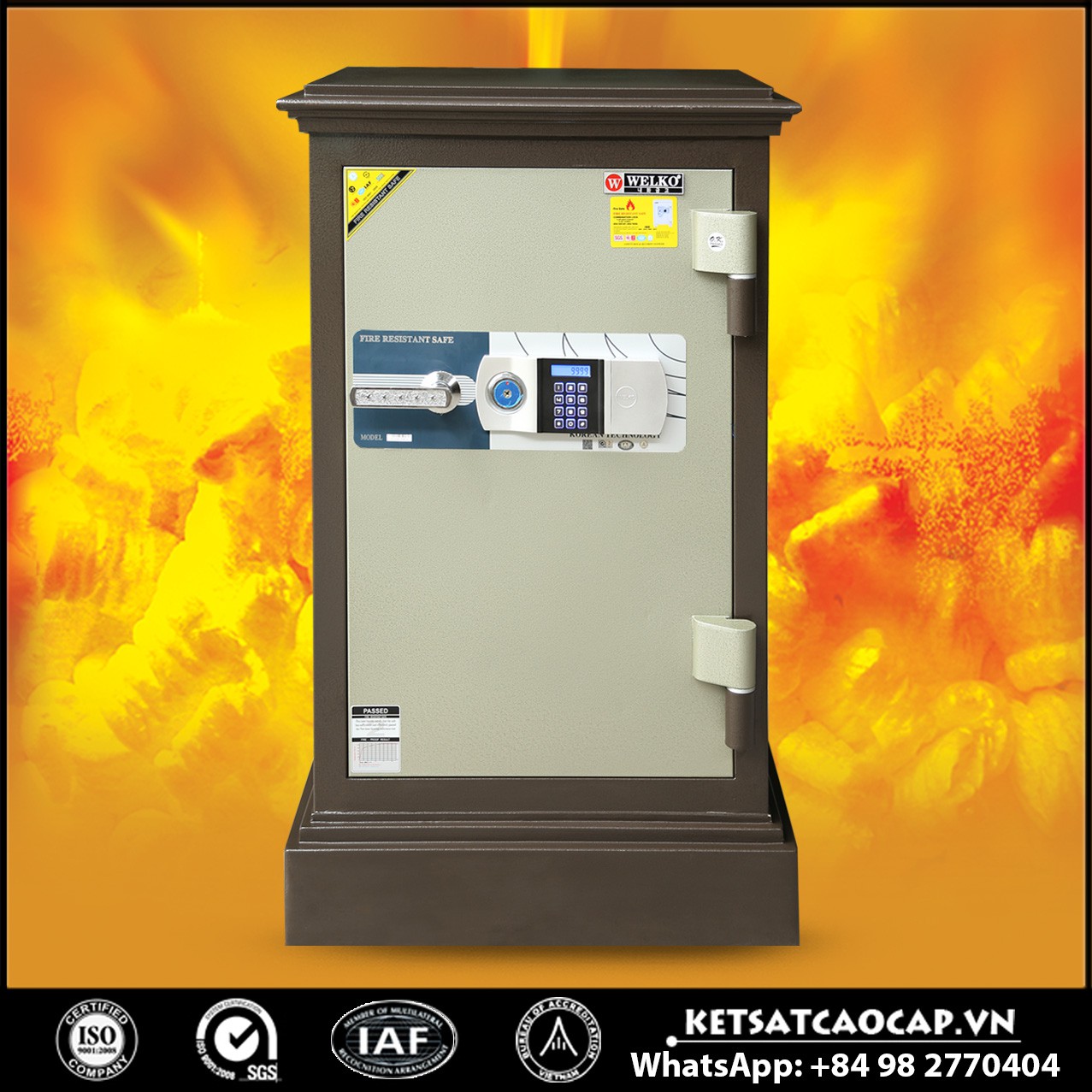 Két Sắt Cao Cấp WELKO X1250 - E Silver