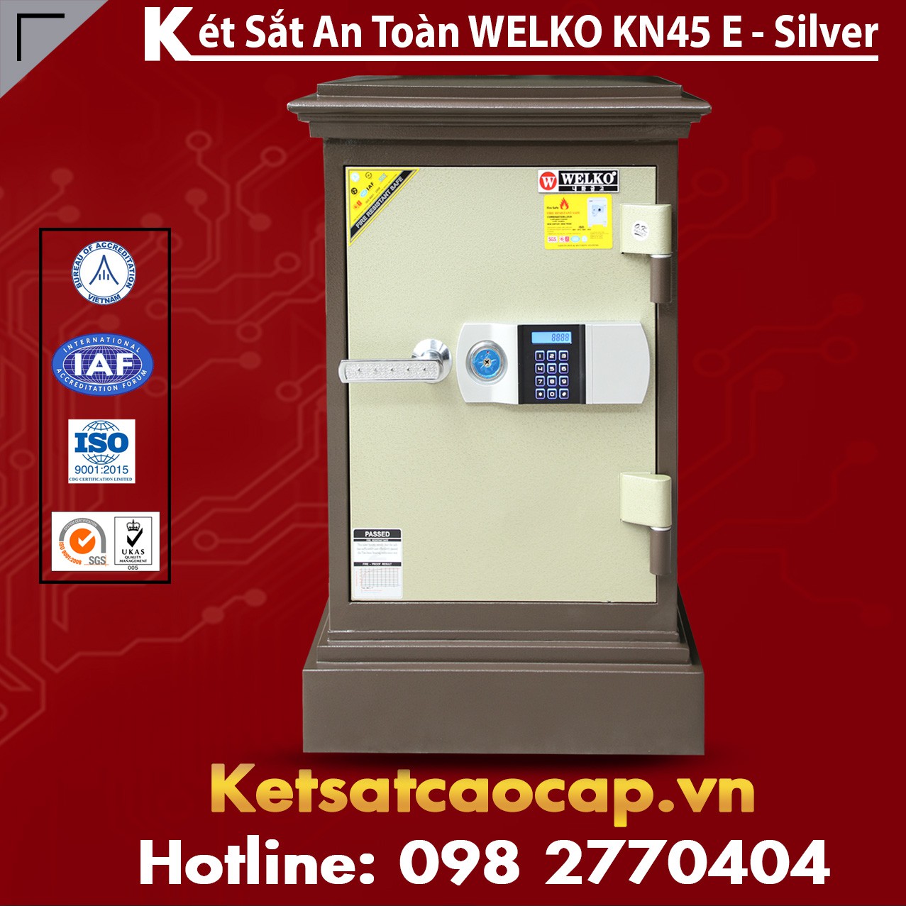 Bảng Giá Két Sắt Cao Cấp WELKO