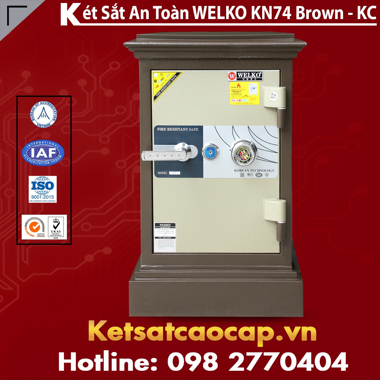 Nhà Phân Phối Uỷ Quyền Két Sắt Việt Nam WELKO