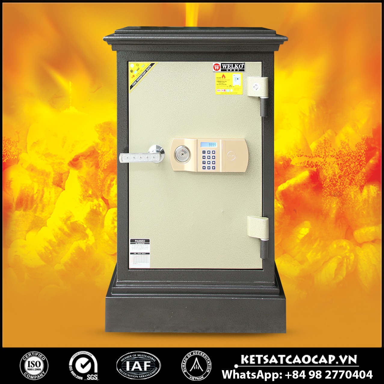 Két Bạc Văn Phòng X740 - E Gold Black