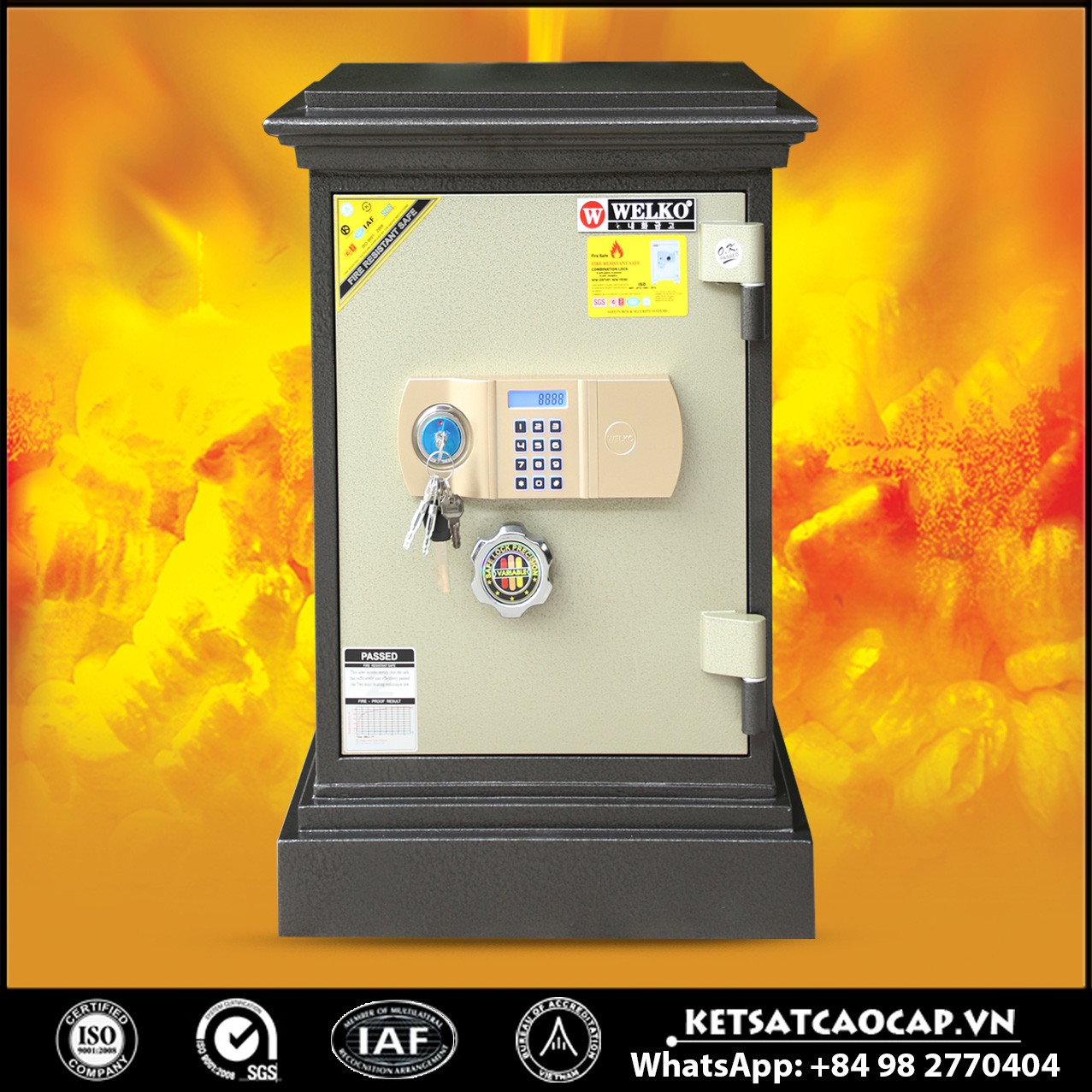 Két Bạc Văn Phòng X630 - E Gold Black