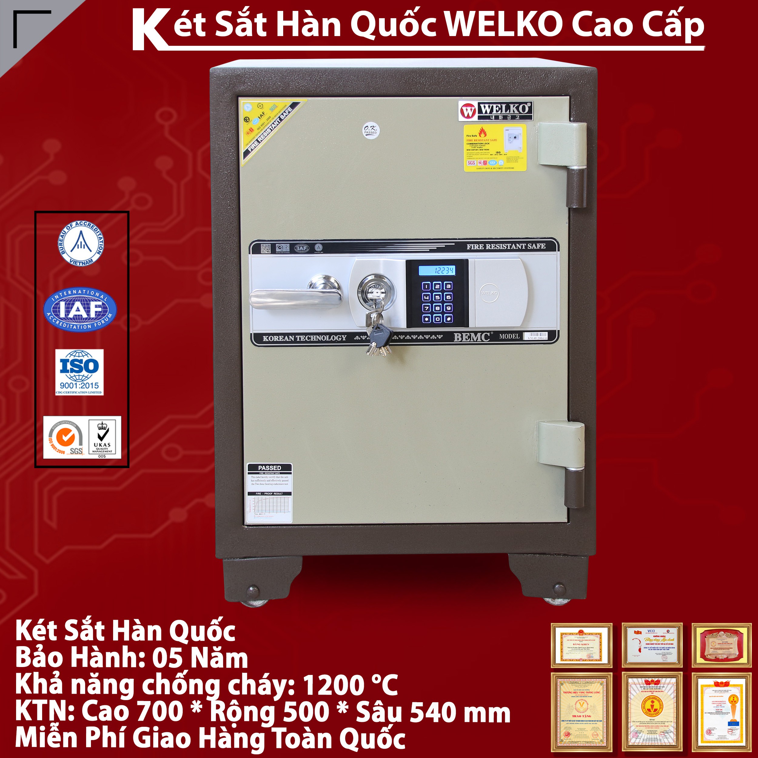 Két Sắt Siêu Cường Cao Cấp