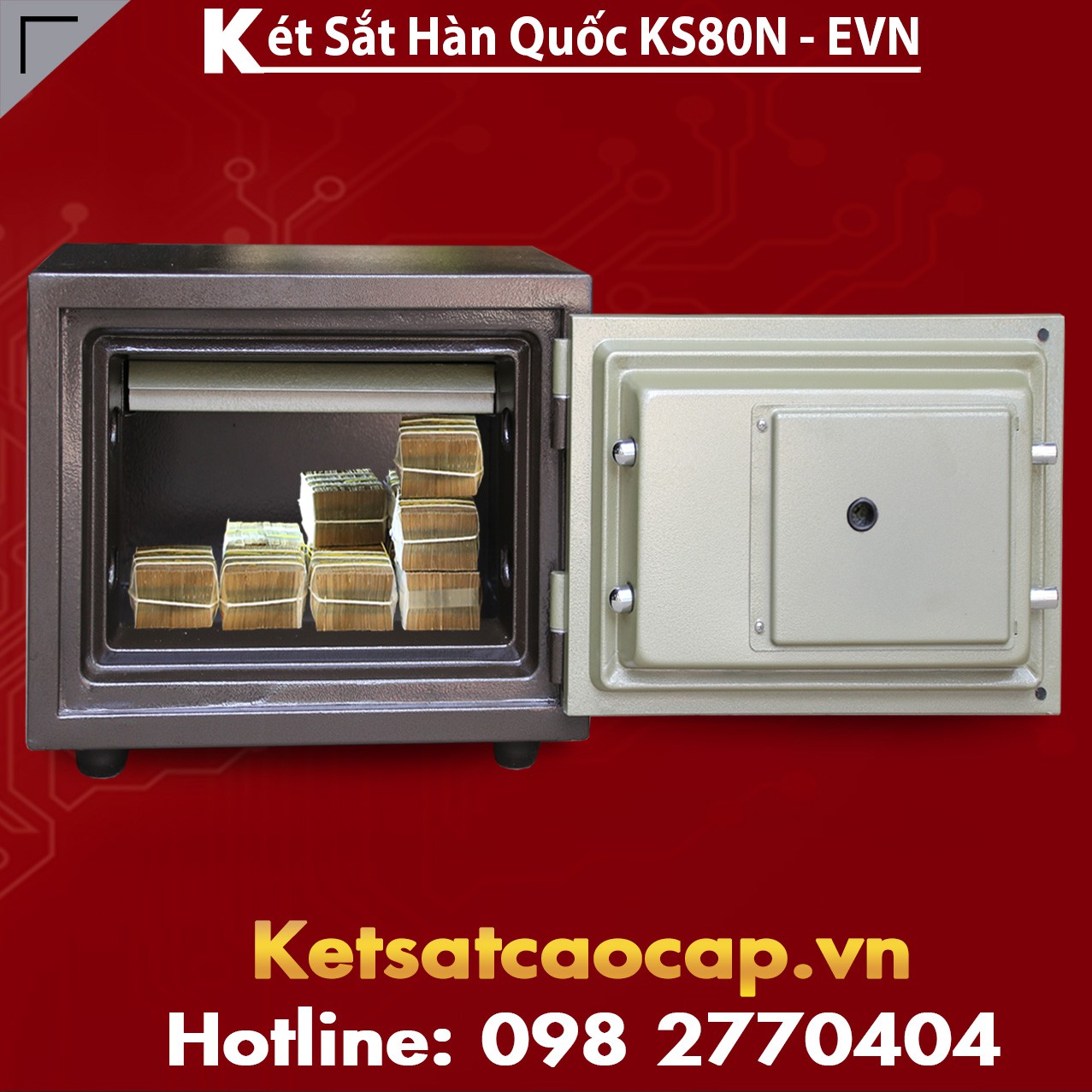 Két Sắt Siêu Cường Khóa Điện Tử
