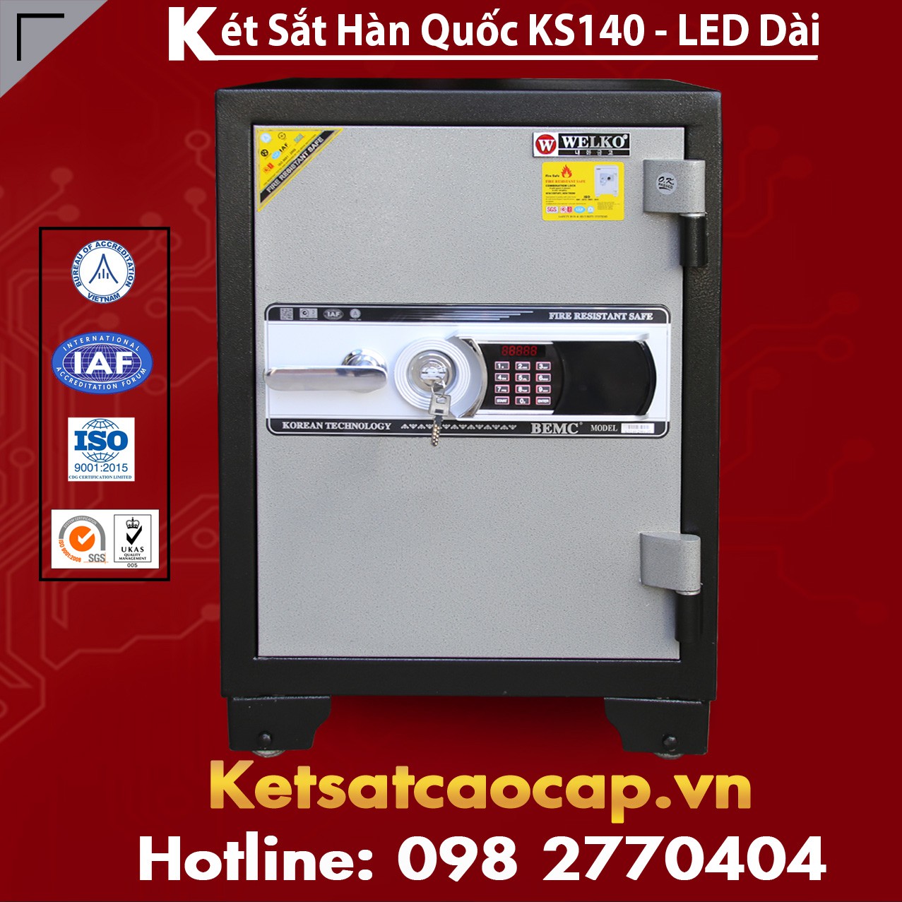 Big Safes High Quality Price Ratio Hệ Thống Cửa Hàng Bán Két Sắt Hàn Quốc