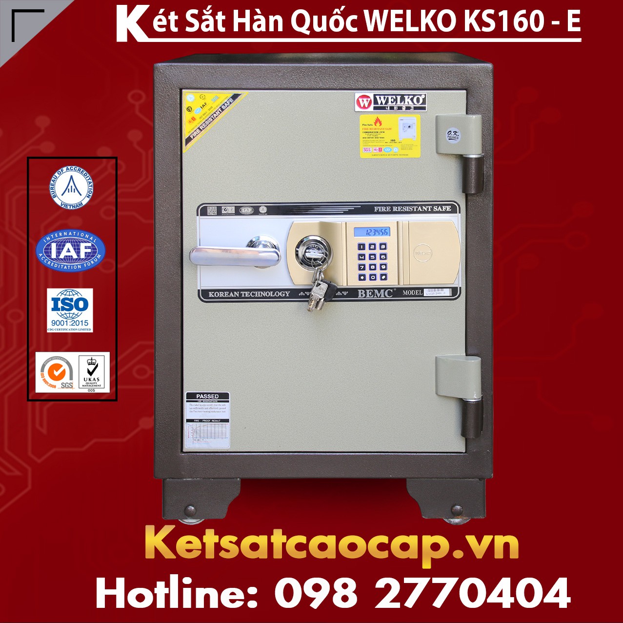 kinh nghiệm mua két sắt văn phòng cao cấp welkosafe tốt