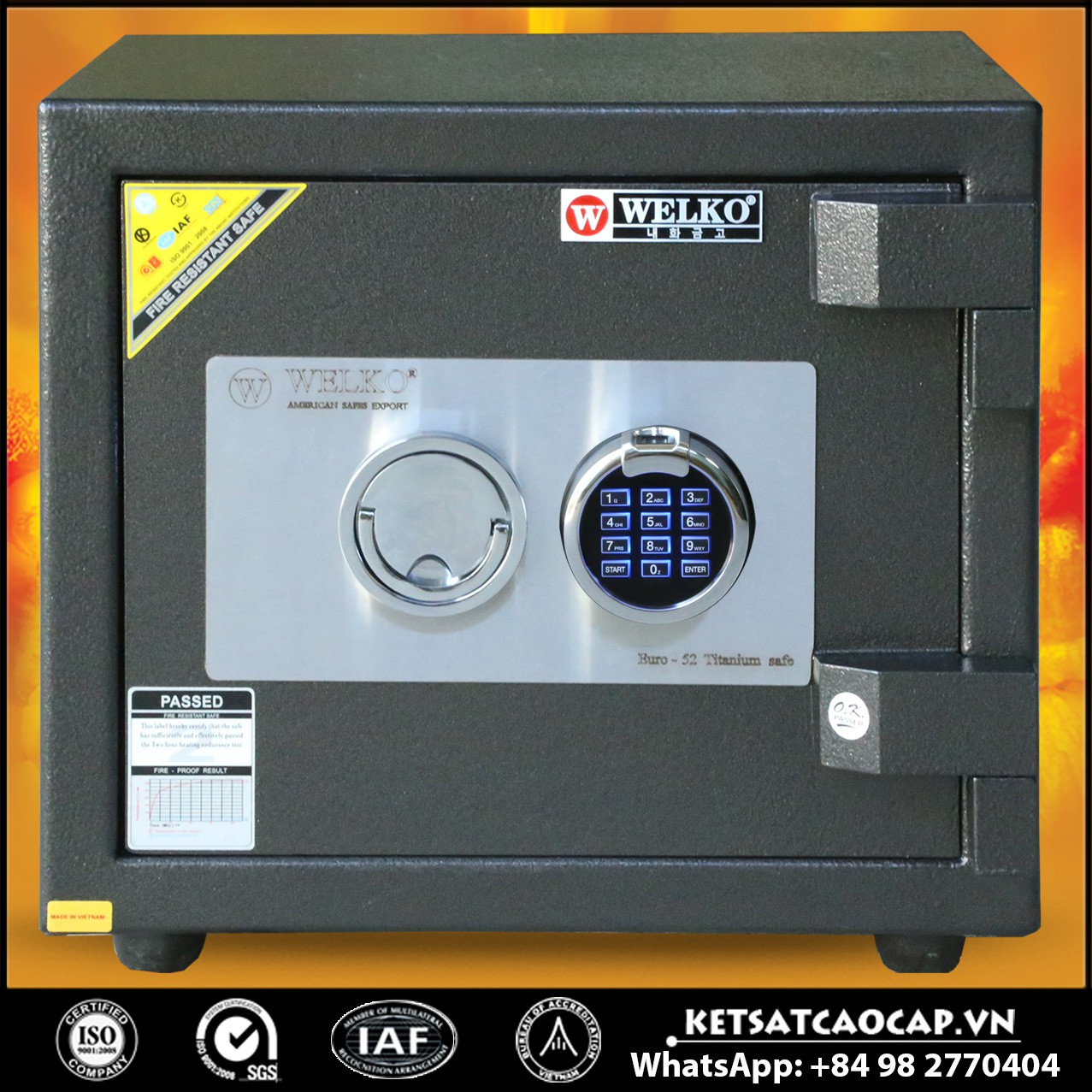 Két Sắt Siêu Cường Chính Hãng NSA 440 FE Black
