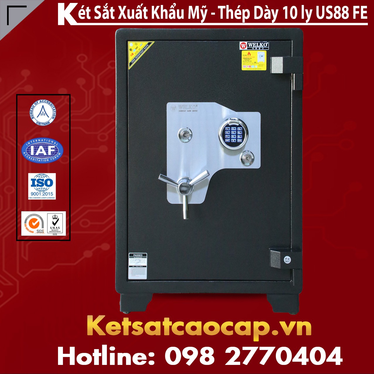 Két Sắt Siêu Cường Chính Hãng